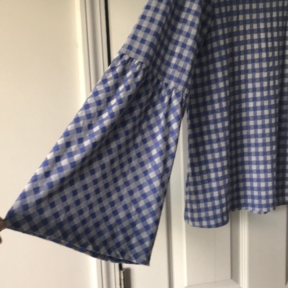 Blue and white checkered shirt - Picture 3 of 5
